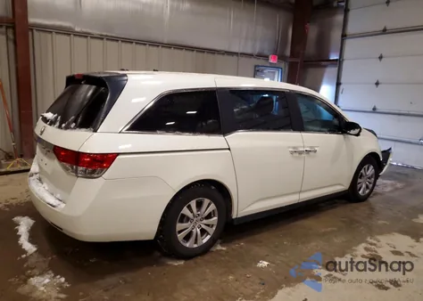 2016 Honda Odyssey Exl z USA, uszkodzony, nr VIN 5FNRL5H65GB097647